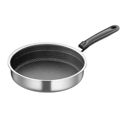 Kitchen Quality Stainless Steel Frying Pan Nonstick Pan Cooking Fried Steak Pot Electromagnetic Furnace General