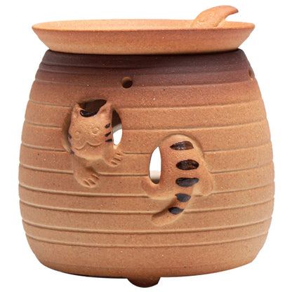 Kitten Roasting Tea Stove Ceramic Baking Oven Small Household Aroma Diffuser Candle Stoneware Fried Roasted Oranges Samovar Bar