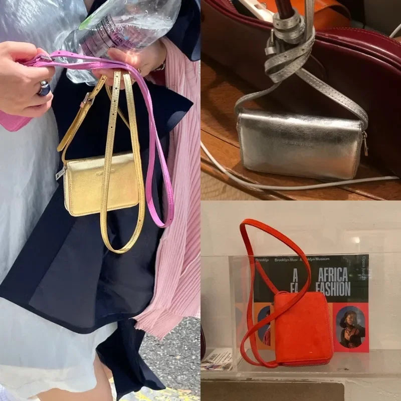 Korean Chic All-match Mini Crossbody Bags Street Personalized Card Bag Women's Bag Hanging Accessories Minority Purses Bolsos