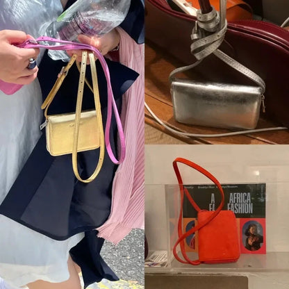 Korean Chic All-match Mini Crossbody Bags Street Personalized Card Bag Women's Bag Hanging Accessories Minority Purses Bolsos