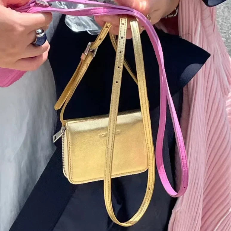 Korean Chic All-match Mini Crossbody Bags Street Personalized Card Bag Women's Bag Hanging Accessories Minority Purses Bolsos