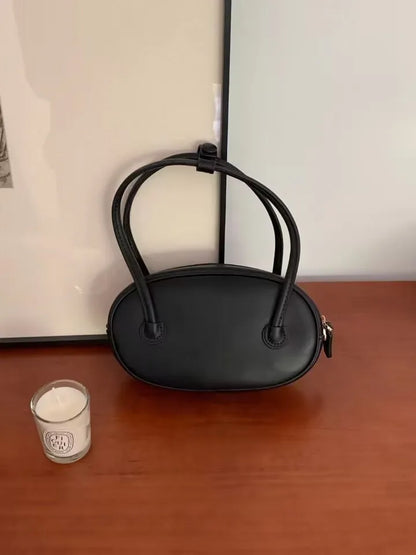 Korean Chic Casual Zipper Shoulder Bags High Quality Leather Handbags Female Versatile Portable Crossbody Purse Clutch Blosa