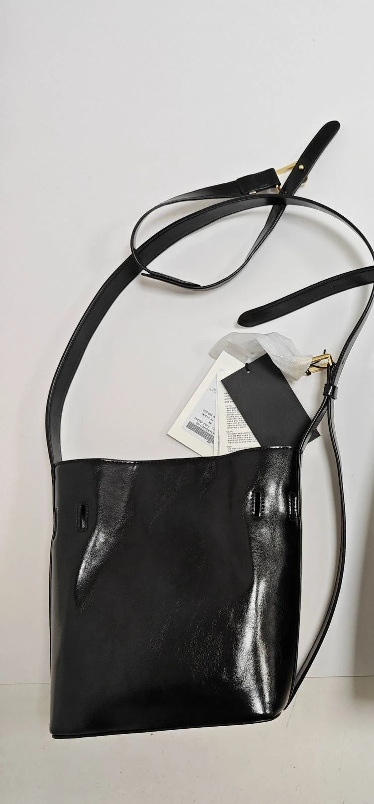 Korean Chic Designer Latch Bucket Shoulder Bag Genuine Leather Large Capacity Elegant Commuter Crossbody Handbags Luxury Bolsas