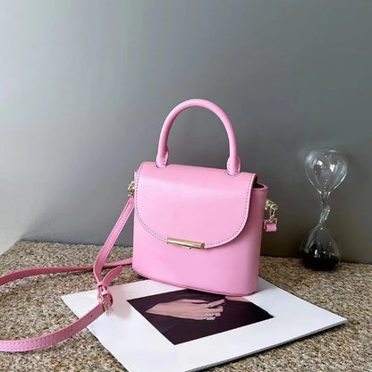 Korean Chic Minority Designer Luxury Crossbody Bag High Quality Leather Handbags Purse Women's Trendy All-match Commuter Bolsos