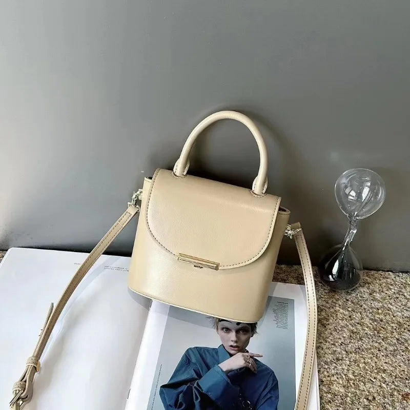 Korean Chic Minority Designer Luxury Crossbody Bag High Quality Leather Handbags Purse Women's Trendy All-match Commuter Bolsos
