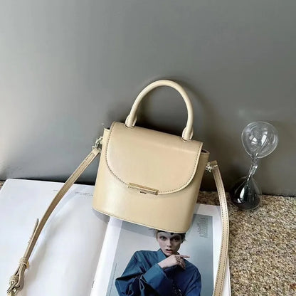 Korean Chic Minority Designer Luxury Crossbody Bag High Quality Leather Handbags Purse Women's Trendy All-match Commuter Bolsos