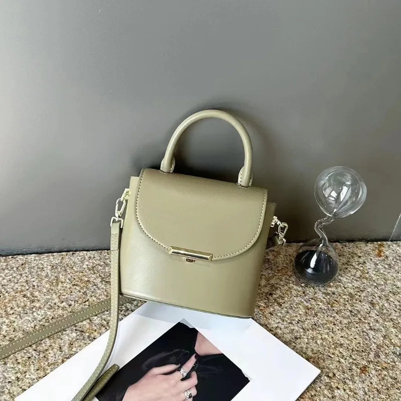 Korean Chic Minority Designer Luxury Crossbody Bag High Quality Leather Handbags Purse Women's Trendy All-match Commuter Bolsos