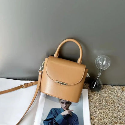 Korean Chic Minority Designer Luxury Crossbody Bag High Quality Leather Handbags Purse Women's Trendy All-match Commuter Bolsos