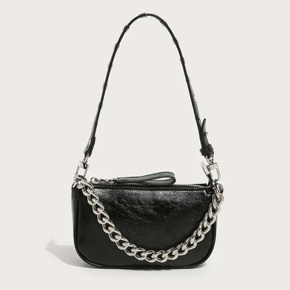 Korean Chic Niche Casual Underarm Shoulder Bag Fashion Chain Designer Commuter Handbags Simple All-match Purses Clutch Bolsas