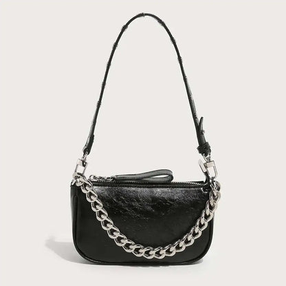 Korean Chic Niche Casual Underarm Shoulder Bag Fashion Chain Designer Commuter Handbags Simple All-match Purses Clutch Bolsas