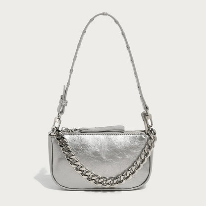 Korean Chic Niche Casual Underarm Shoulder Bag Fashion Chain Designer Commuter Handbags Simple All-match Purses Clutch Bolsas