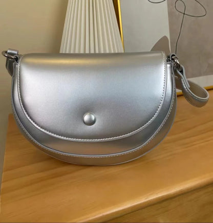 Korean Chic Niche Commuter Crossbody Shoulder Bags Female 2024 New All-match Genuine Leather Handbags Casual Bolsas Mujer