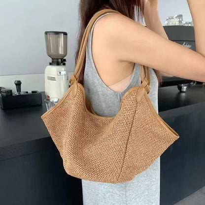 Korean Chic Niche Designer Casual Shoulder Bag Women Totes Large Capacity Handbags Female 2024 New All-match Purses Clutch