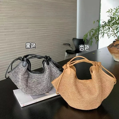 Korean Chic Niche Designer Casual Shoulder Bag Women Totes Large Capacity Handbags Female 2024 New All-match Purses Clutch
