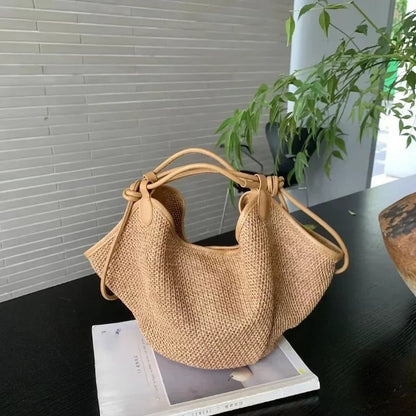 Korean Chic Niche Designer Casual Shoulder Bag Women Totes Large Capacity Handbags Female 2024 New All-match Purses Clutch