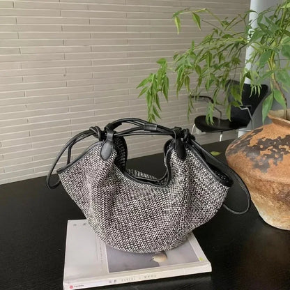 Korean Chic Niche Designer Casual Shoulder Bag Women Totes Large Capacity Handbags Female 2024 New All-match Purses Clutch