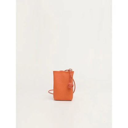 Korean Chic Niche Mini Cellphone Pouch Solid Color Simple All-match Crossbody Shoulder Bag Female Handbags Casual Bolsos Mujer