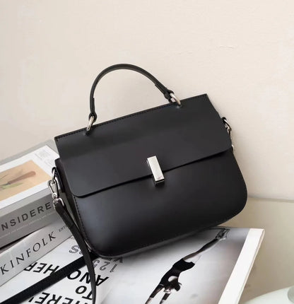 Korean Chic Simple Solid One Shoulder Crossbody Bags Women Commuter Elegant Handbags Female Fashion All-match Tote Purse Clutch