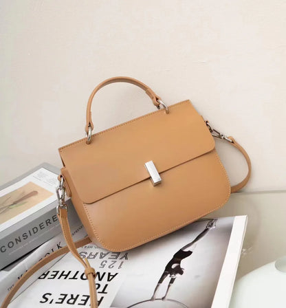 Korean Chic Simple Solid One Shoulder Crossbody Bags Women Commuter Elegant Handbags Female Fashion All-match Tote Purse Clutch