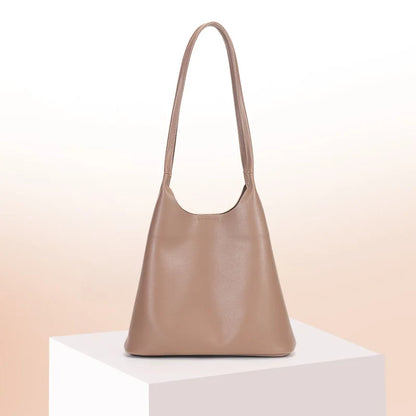 Korean Fashion Simple Casual Tote Bag Large Capacity Portable Shoulder Bags 2024 New All-match Handbags Female Purses Clutch