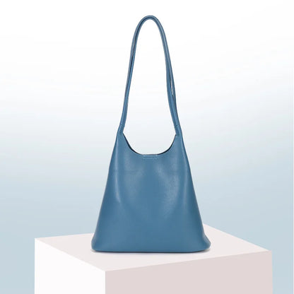 Korean Fashion Simple Casual Tote Bag Large Capacity Portable Shoulder Bags 2024 New All-match Handbags Female Purses Clutch