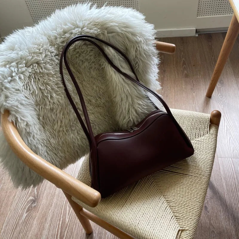 Korean Fashion Underarm Shoulder Bags Simple All-match Large Capacity Handbags Female Purse 2024 New Luxury Designer Bolsas