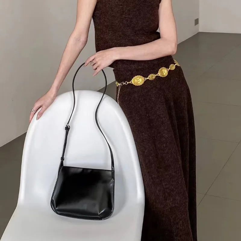 Korean Niche Designer Elegant Commuter Shoulder Bags Women 2024 New Fashion Lady Crossbody Handbags All-match Casual Bolsas