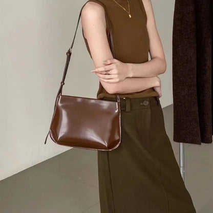 Korean Niche Designer Elegant Commuter Shoulder Bags Women 2024 New Fashion Lady Crossbody Handbags All-match Casual Bolsas