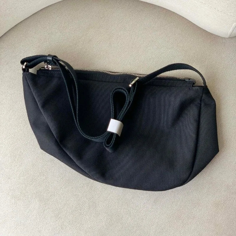 Korean Street Casual Nylon Crossbody Bags Large Capacity Simple All-match Shoulder Handbags Women Classic Designer Fanny Pack