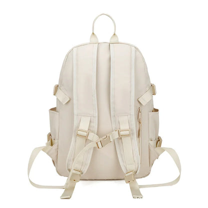 Korean Style Backpack Multifunction Double Zipper Women Backpack For Girls Teenager Japanese Students Laptop School Bags
