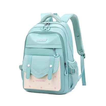 Korean Style Daily Backpack For Women Packsack Waterproof nylon Fabric Travel Backpacks Girls School Bag Teenagers Casual Bags