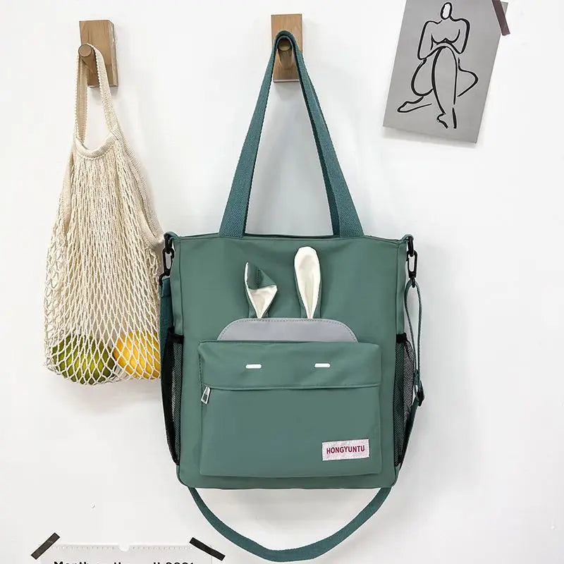 Korean Style Girl Lolita Shoulder Bags Students Cute Rabbit Ears Doll Itabag MessengerBags HandBags Mochilas Coreanas