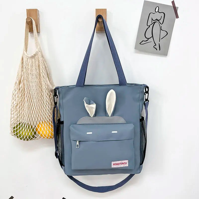 Korean Style Girl Lolita Shoulder Bags Students Cute Rabbit Ears Doll Itabag MessengerBags HandBags Mochilas Coreanas