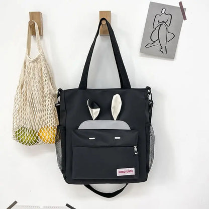 Korean Style Girl Lolita Shoulder Bags Students Cute Rabbit Ears Doll Itabag MessengerBags HandBags Mochilas Coreanas