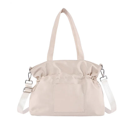 Korean Style Women Minimalist Shoulder Bags Briefcases OL Students Drawstring High Capacity Office HandBags Totes