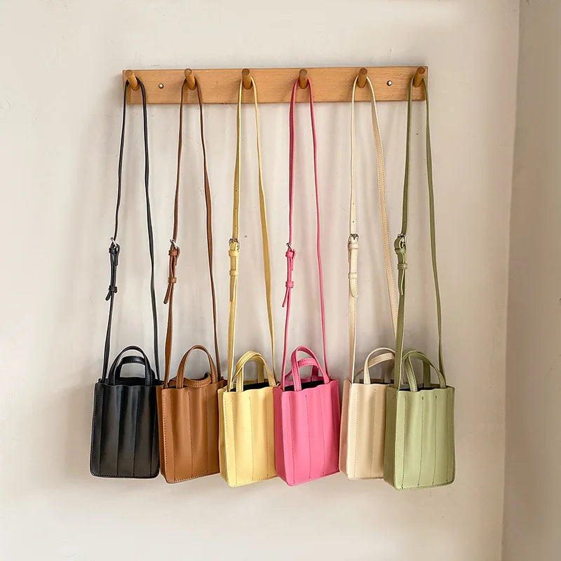 Korean Style Women's Handbags Fashion Mini Mobile Phone Bag Purse Female Messenger Bags Luxury Designer Hand Bags Bolsa Feminina