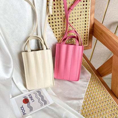 Korean Style Women's Handbags Fashion Mini Mobile Phone Bag Purse Female Messenger Bags Luxury Designer Hand Bags Bolsa Feminina