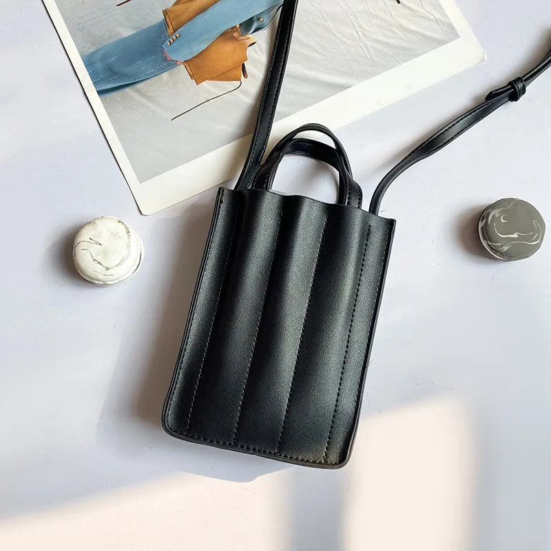 Korean Style Women's Handbags Fashion Mini Mobile Phone Bag Purse Female Messenger Bags Luxury Designer Hand Bags Bolsa Feminina