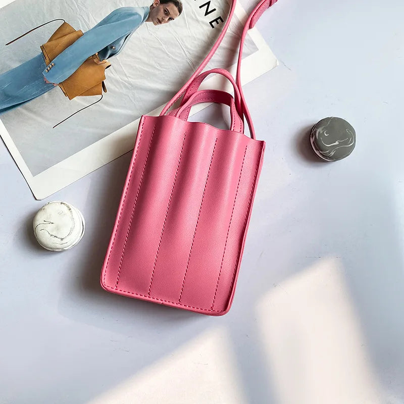 Korean Style Women's Handbags Fashion Mini Mobile Phone Bag Purse Female Messenger Bags Luxury Designer Hand Bags Bolsa Feminina