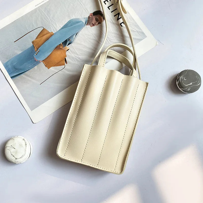 Korean Style Women's Handbags Fashion Mini Mobile Phone Bag Purse Female Messenger Bags Luxury Designer Hand Bags Bolsa Feminina