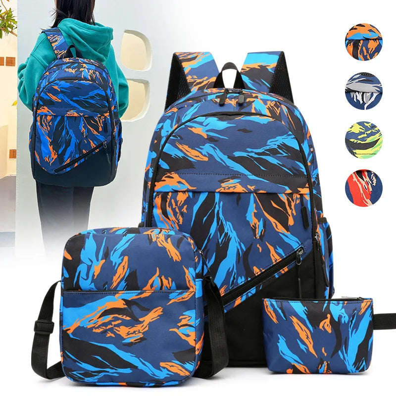Korean Women Backpack Kawaii school backpacks Female School Bags set for Teenager Girls Schoolbag Book Bags Travel Backpacks