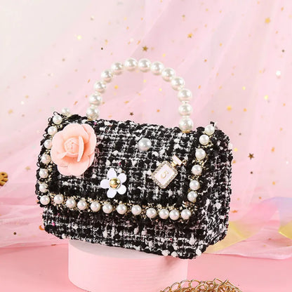 Korean Women Mini Handbags Tote Cute Pearl Messenger Bag Girl Small Coin Wallet Pouch Girls Party Hand Bag Purse