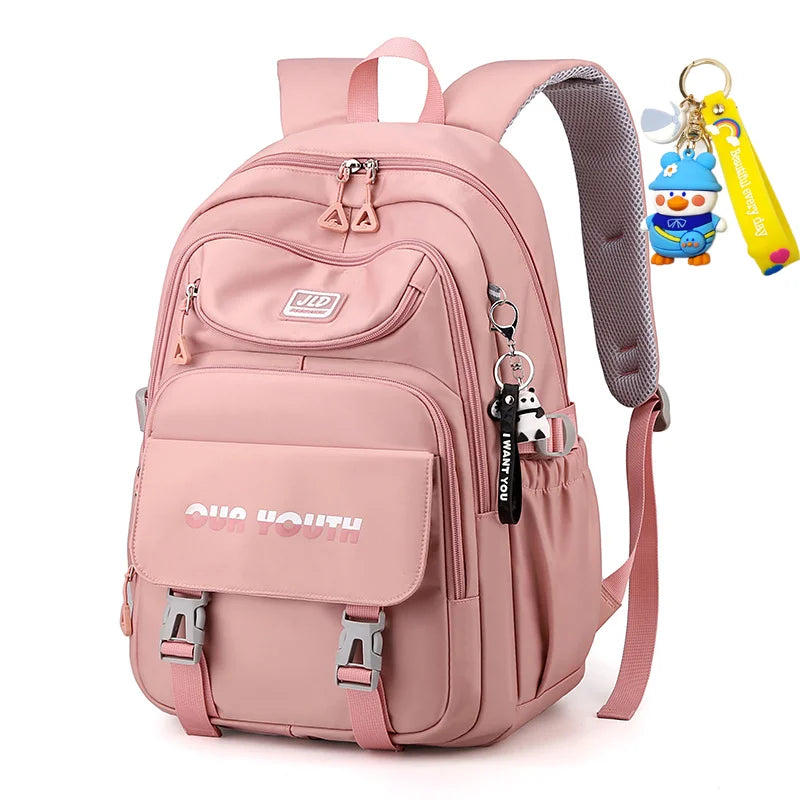 Korean school backpack for students Cute Women College School Bags for Teenager Girls teens casual Travel laptop Book bag Kawaii