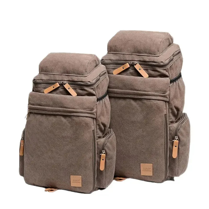 Korean style Canvas Men Women Backpack Casual Students School For Boys Large Capacity Male Laptop Travel Shoulder Bag