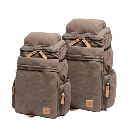 Korean style Canvas Men Women Backpack Casual Students School For Boys Large Capacity Male Laptop Travel Shoulder Bag
