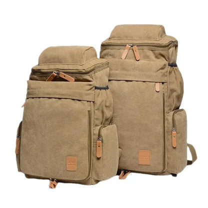 Korean style Canvas Men Women Backpack Casual Students School For Boys Large Capacity Male Laptop Travel Shoulder Bag