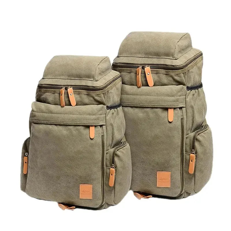 Korean style Canvas Men Women Backpack Casual Students School For Boys Large Capacity Male Laptop Travel Shoulder Bag
