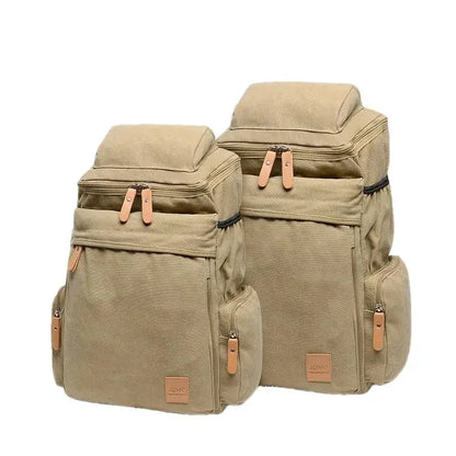 Korean style Canvas Men Women Backpack Casual Students School For Boys Large Capacity Male Laptop Travel Shoulder Bag
