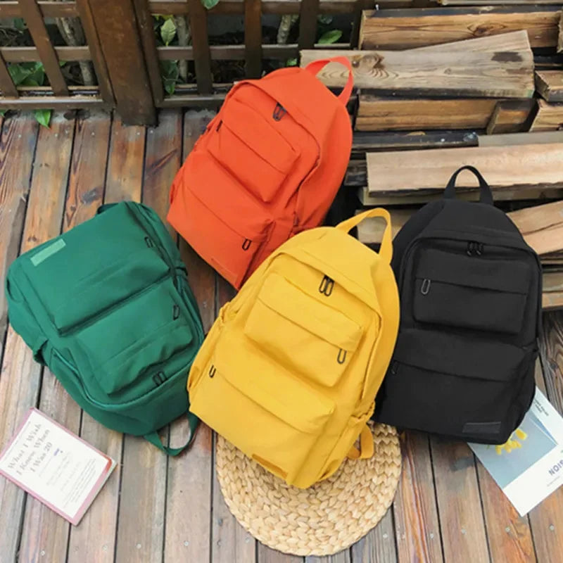 Korean style fashion women's casual college students bag for girls trendy outdoor travel backpack