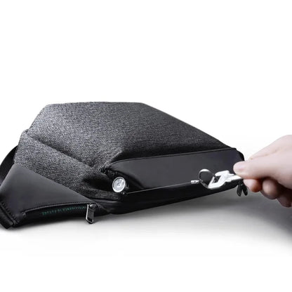 Korin SnapSling Fashion Men Small Crossbody Bag Women Waterproof Single Shoulder Bag Walking Bagpack Casual Chest Bag